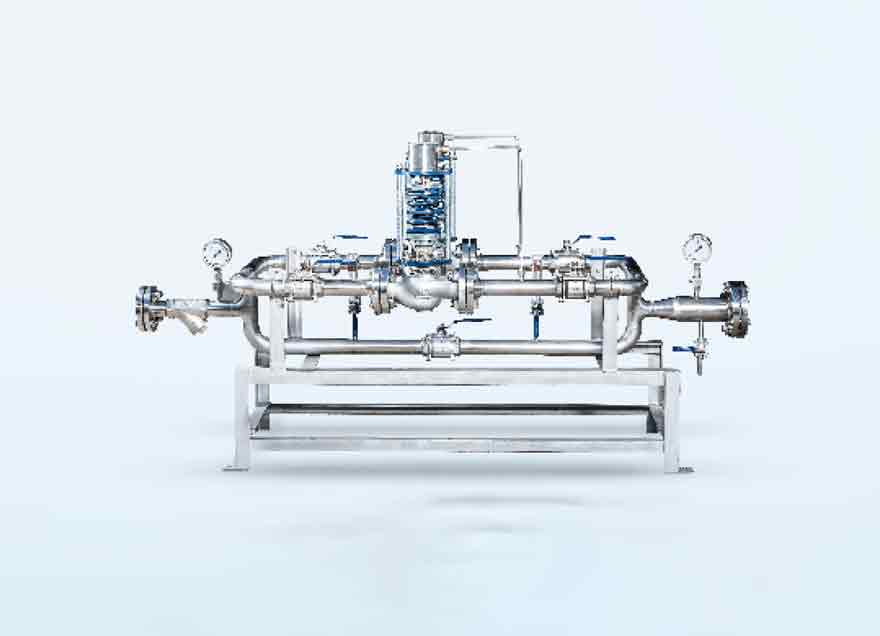 Dual way pressure regulating device(Self-supporting  regulate valve)